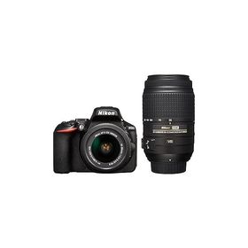 Nikon デジタル一眼レフカメラ D5500 ダブルズームキット ブラック 2416万画素 3(中古品)