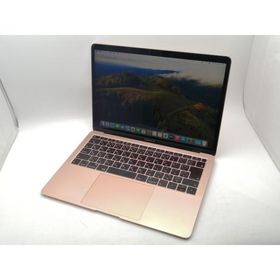 【中古】Apple MacBook Air 13インチ 256GB Touch ID搭載モデル ゴールド MVFN2J/A (Mid 2019)【千葉】保証期間１ヶ月【ランクC】