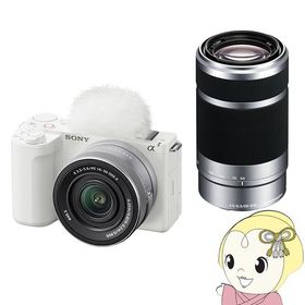 ミラーレス一眼カメラ VLOGCAM ZV-E10 II ZV-E10M2X ダブルズームレンズキット [ホワイト] APS-Cサイズ ミラーレスカメラ