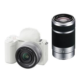 SONY VLOGCAM ZV-E10 II ダブルズームレンズキット ホワイト ZV-E10M2X レンズ交換式（Eマウント） メーカー1年保証