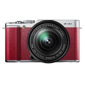 中古 １年保証 美品 FUJIFILM X-A1 16-50mm ズームレンズキット レッド