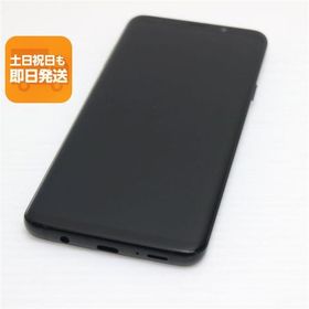 美品 SCV39 Galaxy S9+ ブラック スマホ 即日発送 スマホ 白ロム 中古 au SAMSUNG あすつく 土日祝発送OK