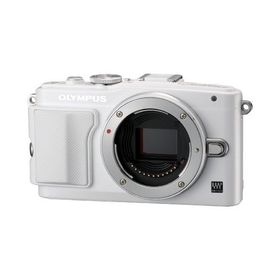 OLYMPUS ミラーレス一眼 PEN Lite E-PL6 ボディ ホワイト E-PL6 BODY WHT(中古品)
