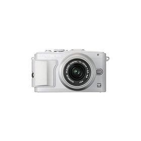 OLYMPUS ミラーレス一眼 PEN Lite E-PL6 レンズキット ホワイト E-PL6 LKIT WHT(中古品)