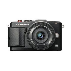 中古 1年保証 美品 OLYMPUS PEN Lite E-PL6 EZレンズキット ブラック