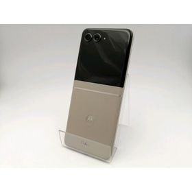 【中古】MOTOROLA 国内版 【SIMフリー】 motorola razr 50 サンドクリーム 12GB 512GB【ECセンター】保証期間１ヶ月【ランクB】