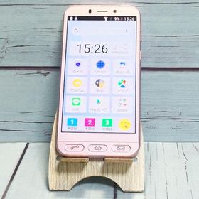 Softbank SHARP シンプルスマホ4 704SH ピンク 本体 白ロム SIMロック解除済み SIMフリー 美品 A963807