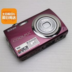 良品中古 COOLPIX S230 パープル 即日発送 Nikon デジカメ デジタルカメラ 本体 あすつく 土日祝発送OK