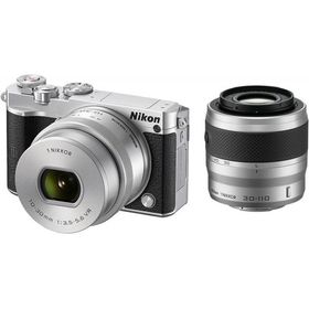 Nikon Nikon1 J5 ダブルズームキット シルバー 良品 動作確認済み 1ヶ月保証付 小型軽量 ミラーレス