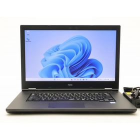 NEC VKT16/X-5 PC-VKT16XZG5 Core i5-8265U 1.6GHz 8GB 256GB(新品SSD) DVD+-RW 15.6インチ非光沢 FWXGA 1366x768 Windows11 Pro 64bit