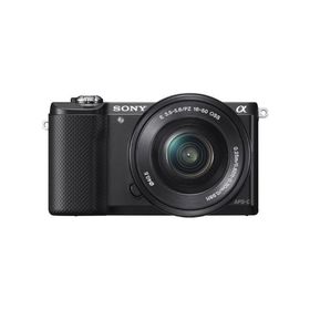 SONY ミラーレス一眼 α5000 パワーズームレンズキット ブラック ILCE-5000(中古品)