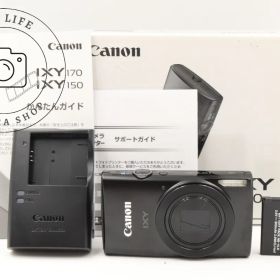 付属多数☆Canon キャノン IXY170 ブラック PC2195 コンパクトデジタルカメラ デジカメ ###18703