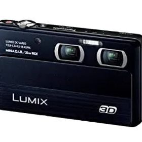 【中古-非常に良い】パナソニック デジタルカメラ ルミックス 3D1 光学4倍 ブラック DMC-3D1-K
