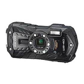 【中古】「非常に良い」RICOH 防水デジタルカメラ RICOH WG-40 ブラック 防水14m耐ショック1.6m耐寒-10度 RICOH WG-40 BK 04675