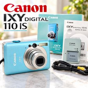 【動作確認済】Canon IXY DIGITAL 110IS コンデジ ブルー