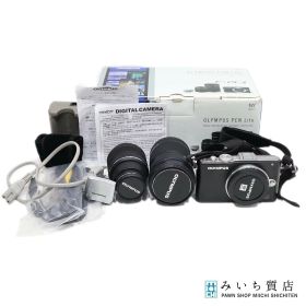 質屋 動作品 OLYMPUS オリンパス OLYMPUS PEN Lite E-PL3 デジタルカメラ ミラーレス一眼 付属品有 26k476-1 みいち質店