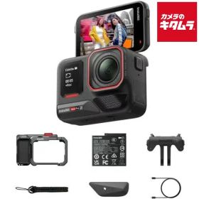Insta360 Ace Pro2 ストリート撮影キット ミッドナイトブラック シングルバッテリー：スレート・グレー（CINSBBGA-ACEPRO244） インスタ360 エースプロ2 アクションカメラ 8K ライカレンズ 小型 防水 Vlog 黒 《納期約2ヶ月》