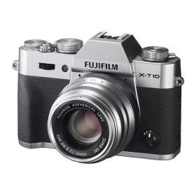 【中古】【1年保証】【美品】FUJIFILM X-T10 35mm F2 レンズキット シルバー