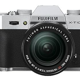 【中古】【39shop】FUJIFILM★ミラーレス一眼 X-T10 レンズキット シルバー X-T10LK-S（非常に良い）