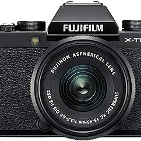 【中古】【39shop】富士フイルムFUJIFILM★ミラーレス一眼 X-T100レンズキット ブラック X-T100LK-B(非常に良い)