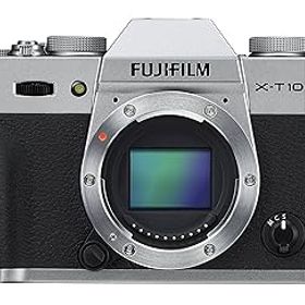 【中古】【39shop】FUJIFILM★ミラーレス一眼 X-T10 ボディ シルバー X-T10-S（良い）