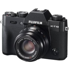 【中古】FUJIFILM ミラーレス一眼 X-T10 レンズキット ブラック X-T10LK35F2-B
