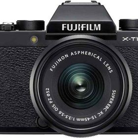 【中古】富士フイルム(FUJIFILM) ミラーレス一眼 X-T100レンズキット ブラック X-T100LK-B