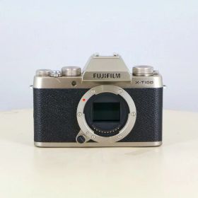【中古】 (フジフイルム) FUJIFILM X-T100 シャンパンゴールド ボデイ【中古カメラ デジタル一眼】 ランク：B