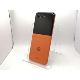【中古】MOTOROLA 国内版 【SIMフリー】 motorola razr 50 スプリッツオレンジ 12GB 512GB PB230002JP【川崎駅前】保証期間１ヶ月【ランクA】
