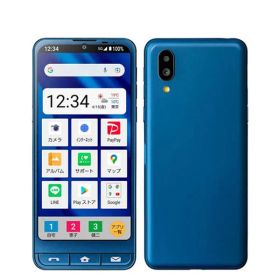 A201SH シンプルスマホ6 インディゴブルー SIMフリー 本体 ソフトバンク スマホ シャープ a201shbl7mtm