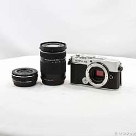 期間特価対象品 OLYMPUS PEN E-P7 EZダブルズームキット シルバー