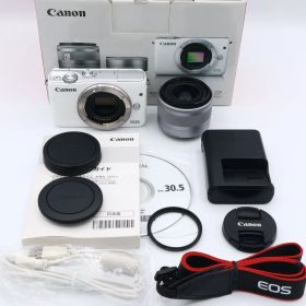 Canon キヤノン ミラーレス一眼カメラ EOS M10 レンズキット(ホワイト) EF-M15-45mm F3.5-6.3 IS STM 付属 #260916_281031001032