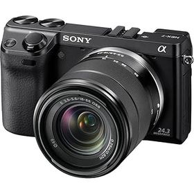 【中古】【39shop】SONY★ミラーレス一眼カメラ α NEX-7 ズームレンズキット ブラック NEX-7K(非常に良い)