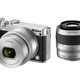 【中古】 Nikon ミラーレス一眼 Nikon1 J5 ダブルズームキット シルバー J5WZSL