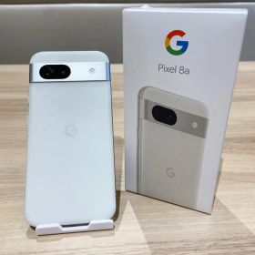 美品 Google Pixel 8a 128㎇ ホワイト Porcelain 本体 G576D 5G対応 SIMフリー Ymobile スマホ