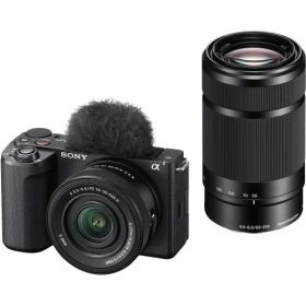 （入荷次第発送）【新品】SONY ソニー VLOGCAM ZV-E10 II ダブルズームレンズキット ブラック [ZV-E10M2X B]