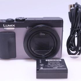 【良品】Panasonic LUMIX TZ90 光学30倍 4K動画記録 シルバー DC-TZ90-S コンパクトデジタルカメラ ルミックス