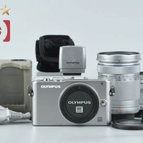 【中古】OLYMPUS オリンパス PEN Lite E-PL3 ダブルズームレンズキット シルバー