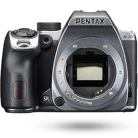 【中古】PENTAX K-70 ボディ シルバー デジタル一眼レフカメラ 超高感度 2424万画素APS-C センサー アウトドアに最適 全天候型 一眼レフ 4.5段ボディ内手