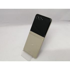 【中古】MOTOROLA 国内版 【SIMフリー】 motorola razr 50 サンドクリーム 12GB 512GB【川越クレアモール】保証期間１ヶ月【ランクB】