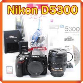 Nikon D5300 一眼レフカメラ スマホ転送 シングルレンズセット ニコン