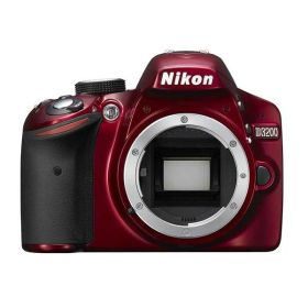 【中古】 ニコン Nikon デジタル一眼レフカメラ D3200 ボディー レッド 当店保証30日間 人気 一眼レフ デジタル一眼 中古 カメラ