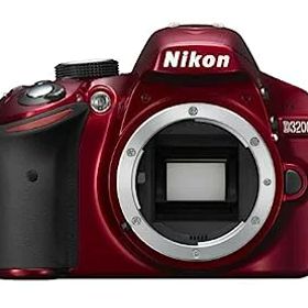 【中古】Nikon デジタル一眼レフカメラ D3200 ボディー レッド D3200RD
