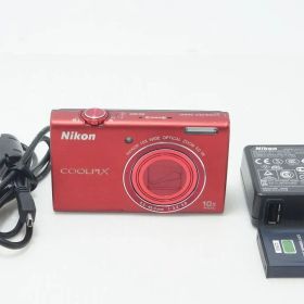 訳あり Nikon ニコン COOLPIX S6200 コンパクトデジタルカメラ ブリリアントレッド 260925i