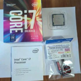 Intel Core i7-7700K CPU・外箱／説明書付き 完動品
