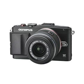 【中古】【1年保証】【美品】OLYMPUS PEN Lite E-PL6 レンズキット ブラック