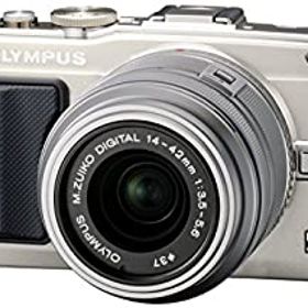 【中古】OLYMPUS ミラーレス一眼 PEN Lite E-PL6 レンズキット シルバー E-PL6 LKIT SLV