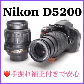 ❤️スマホ楽々転送OK❤️Nikon D5200 スポーツや旅行に！ 使いやすい