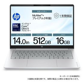 HP ノートPC OmniBook 3 14-ht0011TU (14型/ Windows11/ Core Ultra 5 225U/ メモリ 16GB/ SSD 512GB/ Office) Laptop 14-ht0000TU DD1V1PA-AAAF 返品種別A