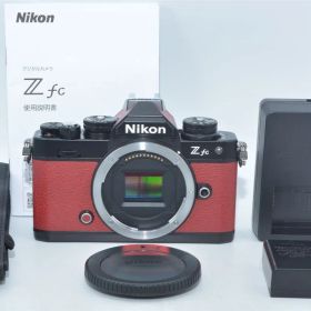1396★新品級・ショット数2001回★Nikon ミラーレス一眼カメラ Z fc ブラック プレミアムエクステリア ボルドーレッド